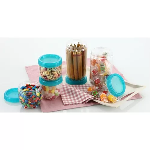 Pārtikas trauks Interlock 180 ml  / skrūvējams / zils