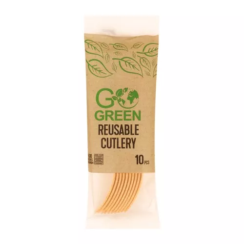 Многоразовые вилки Go Green 10 шт./ 0,07кг