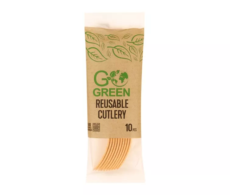 Многоразовые вилки Go Green 10 шт./ 0,07кг