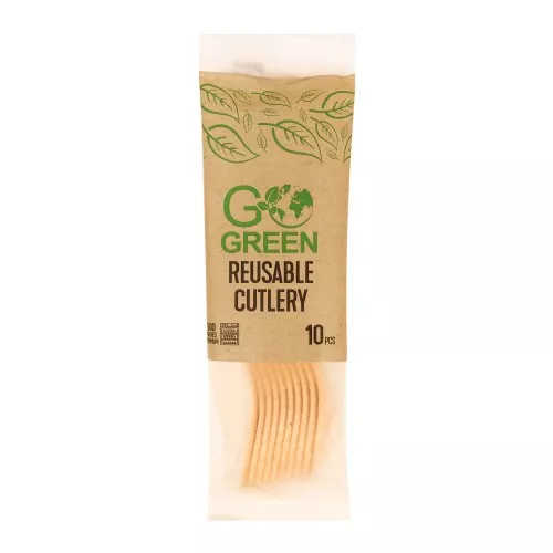Многоразовые ложки Go Green 10 шт./ 0,07кг