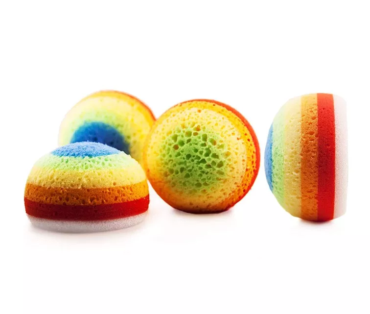 Sponge Rainbow Colour