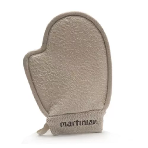 Варежка для пилинга из люфы с хлопком Natural 