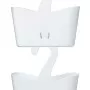 Hanging bathroom multifunctional shelf 25x9x28cm white