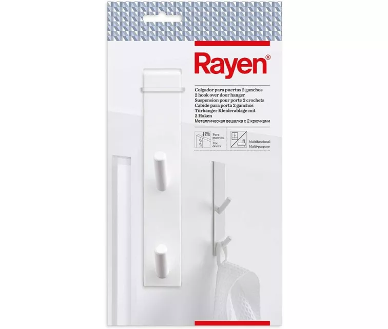 Uksekonks riputamiseks / 2 konksu / valge