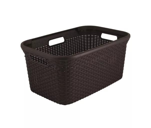Veļas grozs Style 45L 59,2x38x27cm tumši brūns