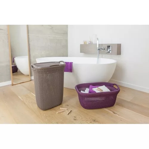 Pesukorv Curver 47 L, valge