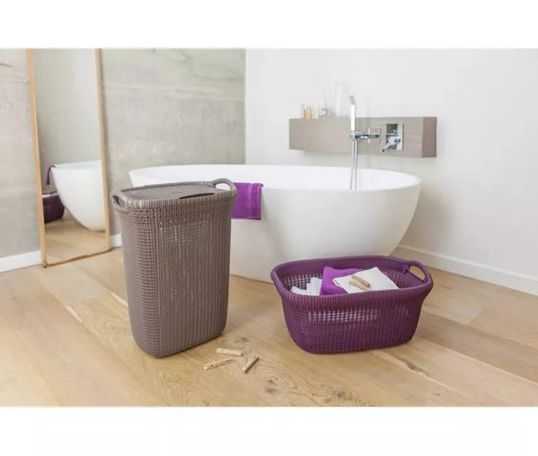 Pesukorv Curver 47 L, valge