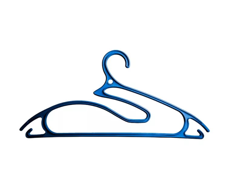 Plastikinės pakabos drabužiams 5in1, 5 vnt., Collection, 42 cm, mėlynos