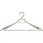 Clothes hangers 2pcs plastic Eco Wood Collection 43cm assorted, light grey/beige/black