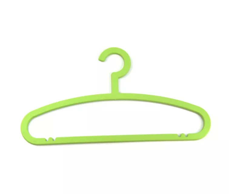 Clothes hangers 5 pieces plastic Basic 42,5cm assorted, light blue/green/red/grey/green/yellow
