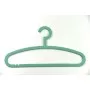 Clothes hangers 5 pieces plastic Basic 42,5cm assorted, light blue/green/red/grey/green/yellow