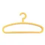 Clothes hangers 5 pieces plastic Basic 42,5cm assorted, light blue/green/red/grey/green/yellow