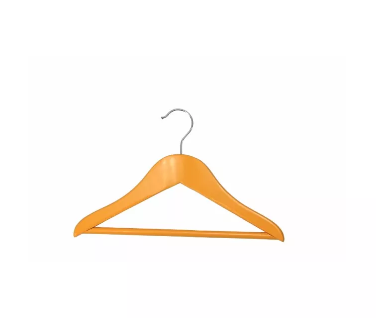 Drēbju pakaramie bērniem 3gab. koka Wood 30cm asorti, gaiši zili/zaļi/sarkani/pelēkzaļi/dzelteni