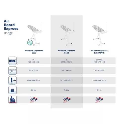 LEIFHEIT Гладильная доска Air Board Express L Solid 130x38cм