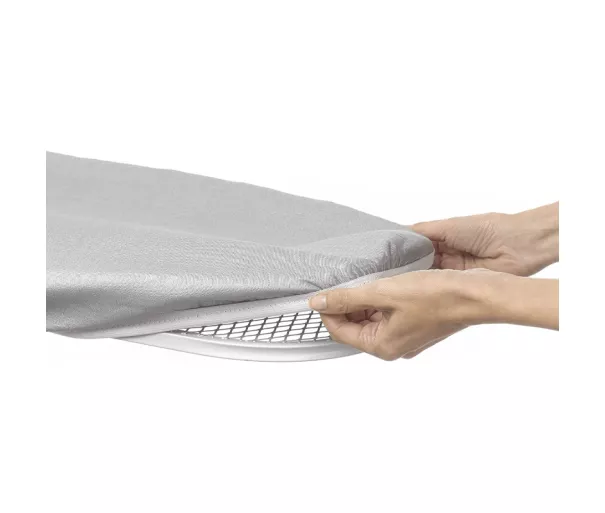 Premium alumiiniumist triikimislaud hõbedane 127x51cm