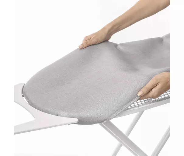 Premium alumiiniumist triikimislaud hõbedane 127x51cm