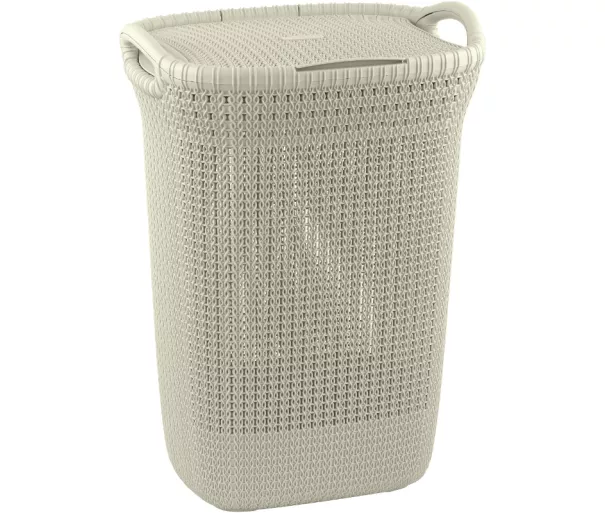 Skalbinių dėžė Knit 57L 45,2x34,1x61,4cm balta