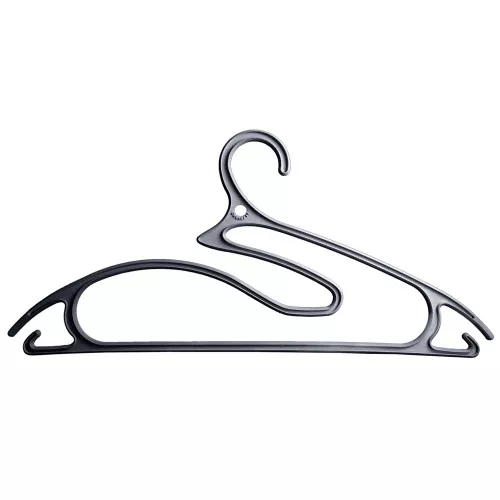 Плечики для одежды 3шт, пластиковые, серые