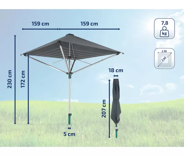 LEIFHEIT Роторная сушилка для белья LinoProtect 400