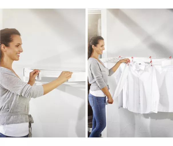 LEIFHEIT Hастенная cушилка для белья Telegant 81 Protect Plus