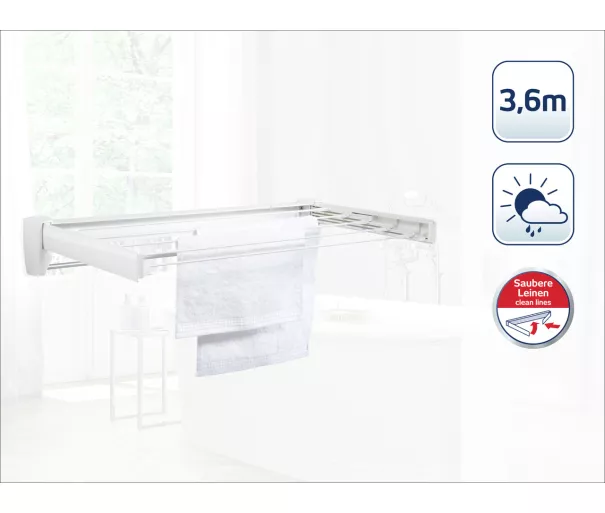 LEIFHEIT Wall Washer Dryer Telegant 36 Protect Plus