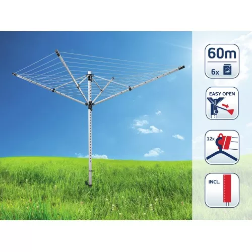 LEIFHEIT Ротационная сушилка LinoLift 600 QuickStart 2020