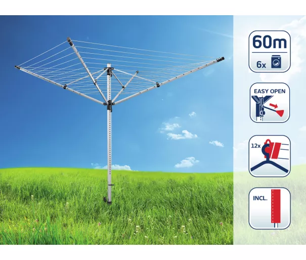 LEIFHEIT Роторная сушилка LinoLift 600 QuickStart 2020