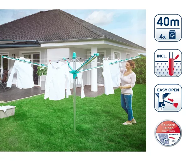 LEIFHEIT Роторная сушилка для белья Linomatic 400 Easy