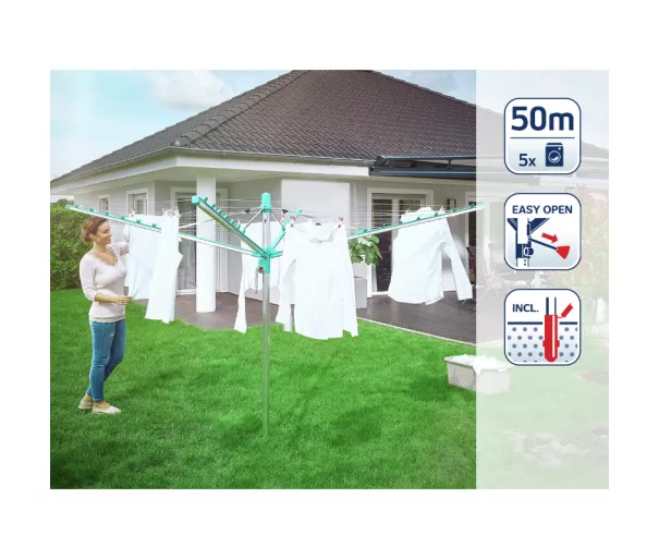 LEIFHEIT Роторная сушилка для белья Linomatic 500 Easy