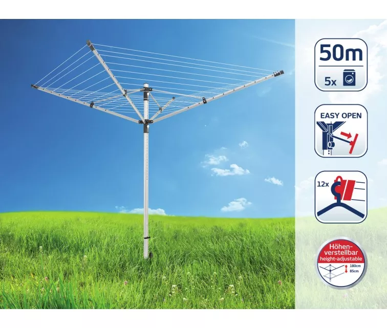 LEIFHEIT lauko džiovyklė LinoLift 500 (50 m)