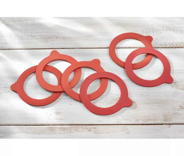 LEIFHEIT Replacement rubber rings 6pcs. 68x94mm for leak-proof jars 1140ml