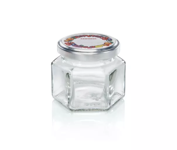 LEIFHEIT Hexagonal glass jar 106ml