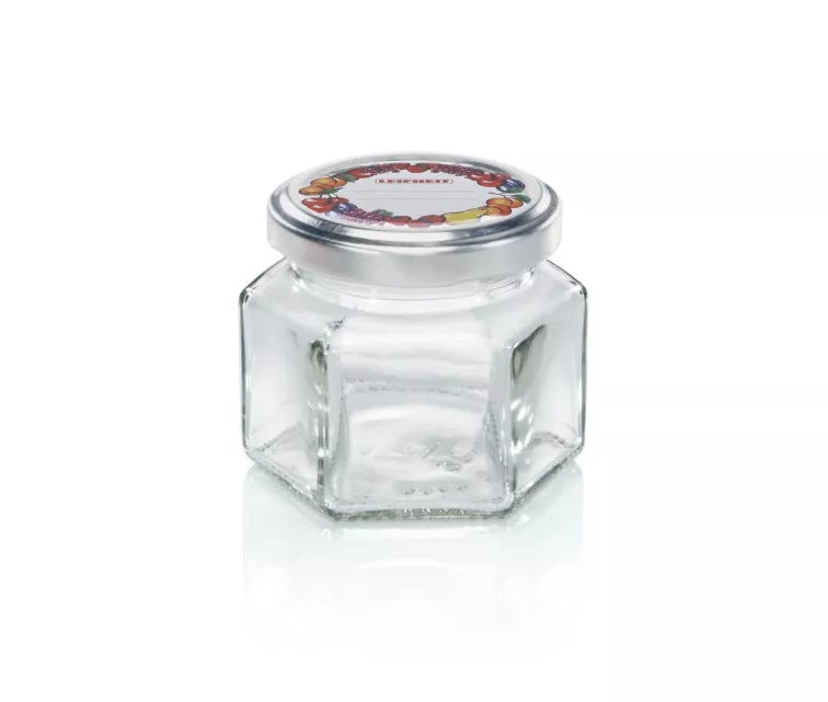 LEIFHEIT Hexagonal glass jar 106ml