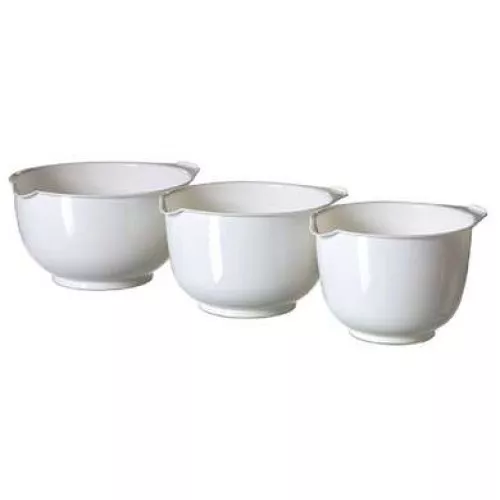 Mixing bowl set 3pcs white