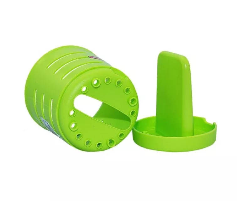 Söögiriistade kuivatusrest Curver 12x12x12 cm, roheline