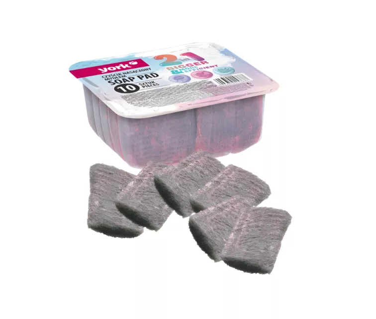 Virtuves beržamie sūkļi piesūcināti ar ziepēm 10 gab.